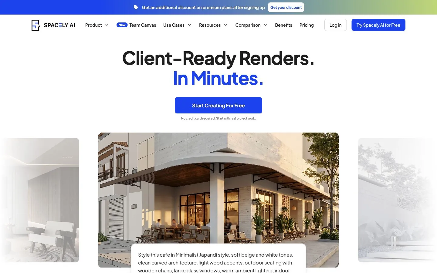 Spacely AI homepage, captured 8 October 2026
