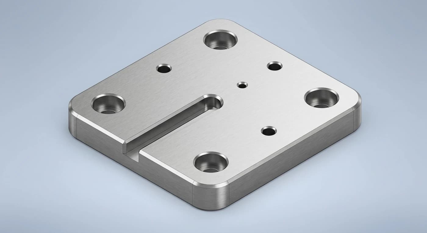 A prismatic plate, padded up from a flat profile