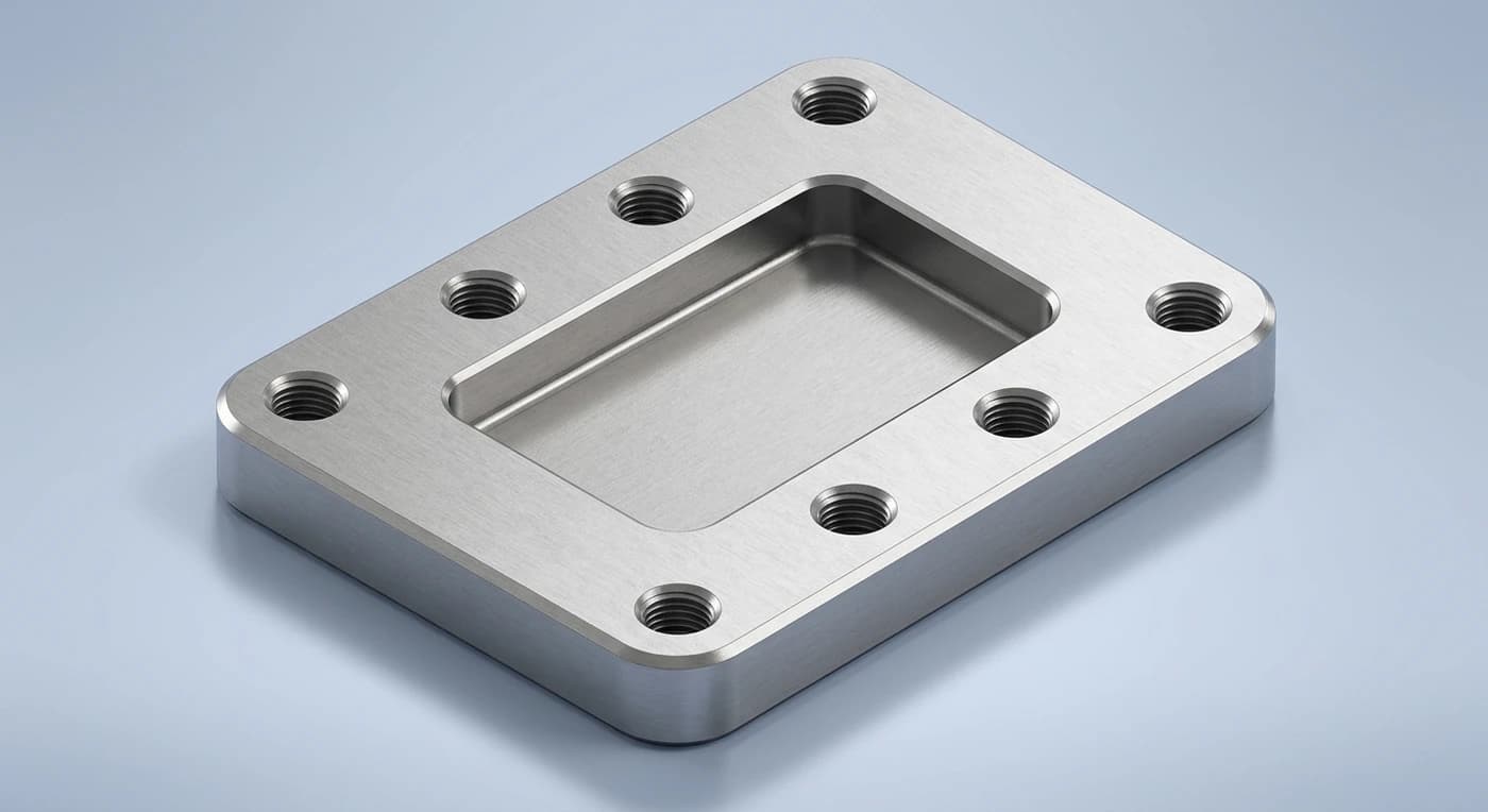 A prismatic plate, extruded up from a flat profile