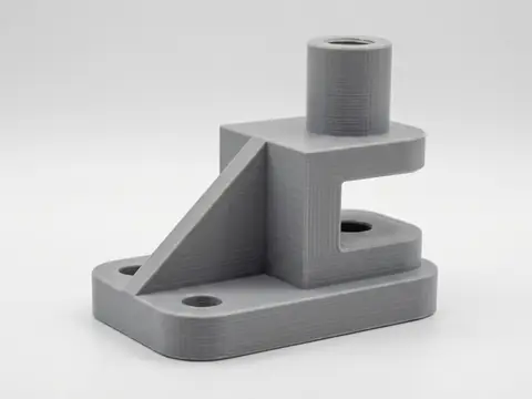 A finished solid part, the kind a 3D printer produces from the file